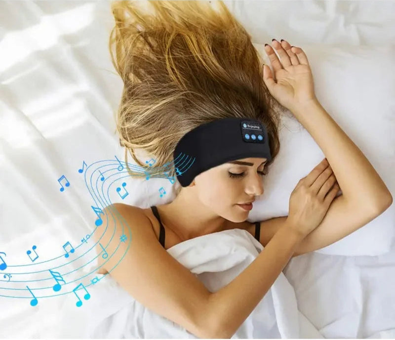 Antifaz Bluetooth con Auriculares Integrados – Duerme Mejor, en Casa o de Viaje