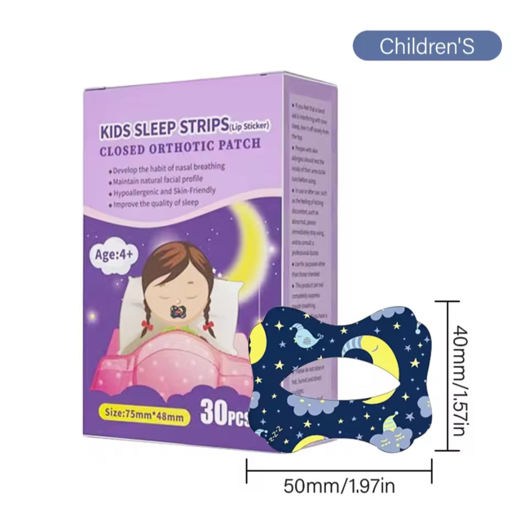 Cinta Bucal Infantil Antirronquidos – Corrige la Respiración Oral con Diseños Divertidos