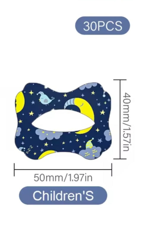 Cinta Bucal Infantil Antirronquidos – Corrige la Respiración Oral con Diseños Divertidos